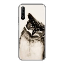 Чехол с птицами на Huawei Y7 Pro 2019 (VPrint) – Сова