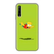 Чехол с Симпсонами для Huawei Y7 Pro 2019 (VPrint) – Барт Симпсон