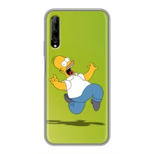 Чехол с Симпсонами для Huawei Y7 Pro 2019 (VPrint) – Гомер Симпсон