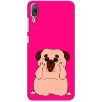Чехол (ТПУ) Милые собачки для Huawei Y7 Pro 2019 – Веселый Мопсик