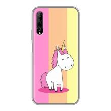 Чехол Unicorn на Huawei Y7 Pro 2019 (Радужный Единорог)