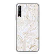 Мраморний чехол на Huawei Y7 Pro 2019 (VPrint) – Білий мрамор