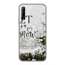 Новорічні, Святкові Чохли для Huawei Y7 Pro 2019 - 2024 год – Let it snow