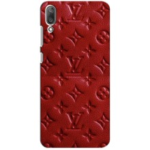 Текстурный Чехол Louis Vuitton для Хуавей У7 Про (2019) – Красный ЛВ