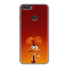 Чехол Головоломка для Huawei Y7 2018/ Y7 Pro 2018 - (AlphaPrint) – Тревожность