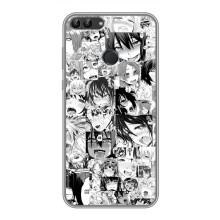 Анимешный чехол для Huawei Y7 2018/ Y7 Pro 2018 (Ahegao manga)