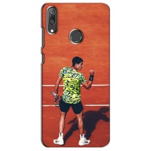 Чехлы с принтом Спортивная тематика для Huawei Y7 2019 (Алькарас Теннисист)