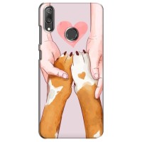 Чехол (ТПУ) Милые собачки для Huawei Y7 2019 (Любовь к собакам)