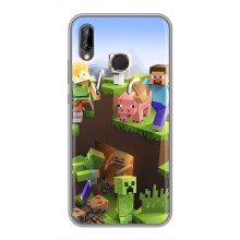 Чохли для Huawei Y7 2019 (Персонажі МайнКрафт) (Майн-крафт)