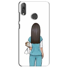 Силиконовый бампер (Работники) на Huawei Y7 2019 – Доктор