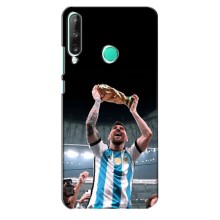 Чехлы Лео Месси Аргентина для Huawei Y7p (2020) (Счастливый Месси)