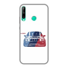Чехол BMW для Хуавей Y7п (2020) – BMW на белом