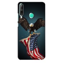 Чехол Флаг USA для Huawei Y7p (2020) – Орел и флаг