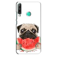 Чехол (ТПУ) Милые собачки для Huawei Y7p (2020) (Смешной Мопс)