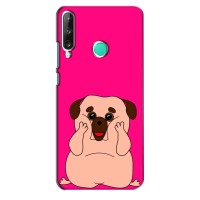 Чехол (ТПУ) Милые собачки для Huawei Y7p (2020) – Веселый Мопсик