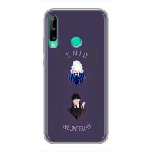 Чехлы Венсдей на Huawei Y7p (2020) Уэнсдей (AlphaPrint) (Уэнздей и подруга)