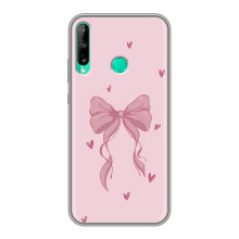 Чехол банты для Huawei Y7p (2020) – Бант на розовом
