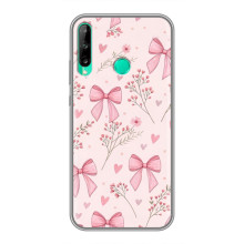 Чехол банты для Huawei Y7p (2020) – Банты с цветами
