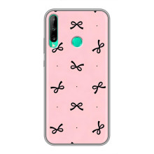 Чехол банты для Huawei Y7p (2020) – Черные бантики