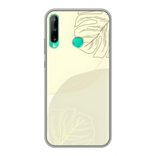 Чохол квітковий дизайн для Huawei Y7p (2020) – Зелений фон