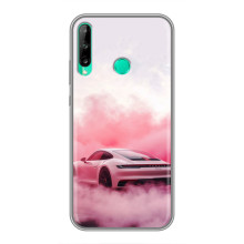 Чохол з авто Порше для Huawei Y7p (2020) – Рожевий Порше