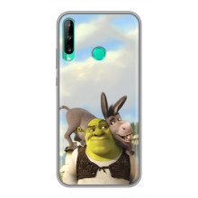 Чохол з мультфільмом Шрек на Huawei Y7p (2020) – Шрек і осел