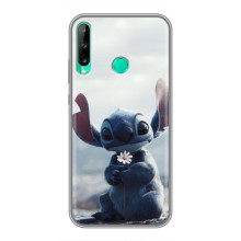 Чохол з малюнком Стіч для Huawei Y7p (2020) – Стіч з квіткою
