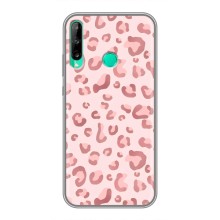 Чехол с розовым рисунком для Huawei Y7p (2020) (Розовый леопард)