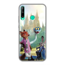 Чехол Зоотрополіс на Huawei Y7p (2020) – Ник Джуди и змея