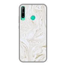 Мраморний чехол на Huawei Y7p (2020) (VPrint) (Білий мрамор)