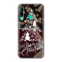 Різдвяні Чохли для Huawei Y7p (2020) (VPrint) (Ялинка яскрава)