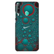 Силиконовый Чехол на Huawei Y7p (2020) с картинкой Nike (Найк зеленый)