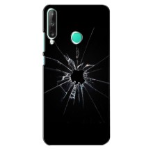Текстурный Чехол для Huawei Y7p (2020) (Биток стекло)