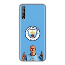 Чехлы с футболистом Ерлинг Холанд для Huawei P Smart S / Y8p (2020) (AlphaPrint) (Холанд Манчестер Сити)
