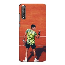Чехлы с принтом Спортивная тематика для Huawei P Smart S / Y8p (2020) – Алькарас Теннисист