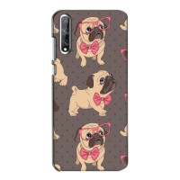 Чехол (ТПУ) Милые собачки для Huawei P Smart S / Y8p (2020) (Собачки Мопсики)