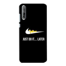 Силиконовый Чехол на Huawei P Smart S / Y8p (2020) с картинкой Nike (Later)