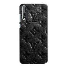 Текстурный Чехол Louis Vuitton для Хуавей П Смарт С (Черный ЛВ)
