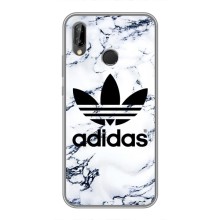Чохли Адидас для Huawei Y9 2019 / Enjoy 9 Plus (AlphaPrint) (Адідас на мраморі)