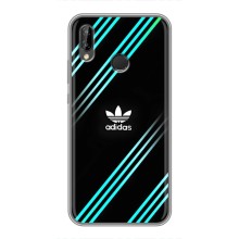 Чехлы Адидас для Huawei Y9 2019 / Enjoy 9 Plus (AlphaPrint) (Адидас с полосами)