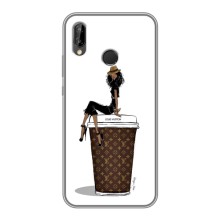 Чехлы Луи Витон для Huawei Y9 2019 / Enjoy 9 Plus (AlphaPrint - LOUIS VUITTON) (кофе LOUIS VUITTON)