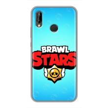 Чехлы Brawl Stars для Huawei Y9 2019 / Enjoy 9 Plus (AlphaPrint) – Лого Бравл Старс