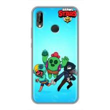 Чехлы Brawl Stars для Huawei Y9 2019 / Enjoy 9 Plus (AlphaPrint) – Трио героев