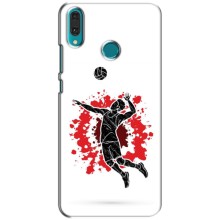 Чехлы с принтом Спортивная тематика для Huawei Y9 2019 / Enjoy 9 Plus – Волейболист