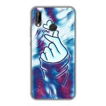 Чехол с принтом для Huawei Y9 2019 / Enjoy 9 Plus (AlphaPrint - Знак сердечка)