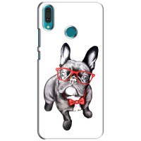 Бампер для Huawei Y9 2019 / Enjoy 9 Plus з картинкою "Песики" – В окулярах