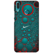 Силиконовый Чехол на Huawei Y9 2019 / Enjoy 9 Plus с картинкой Nike – Найк зеленый