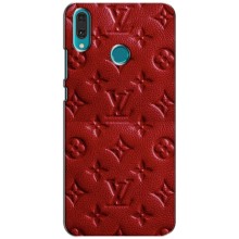 Текстурный Чехол Louis Vuitton для Хуавей У9 (2019) – Красный ЛВ