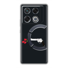 Чехлы (ART) Цветы на Infinix GT 20 Pro (VPrint) (Неочікувані квіти)