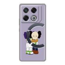 Чехлы для Infinix GT 20 Pro - Bearbrick Louis Vuitton (PREMIUMPrint) (Дружба Беарбрик)